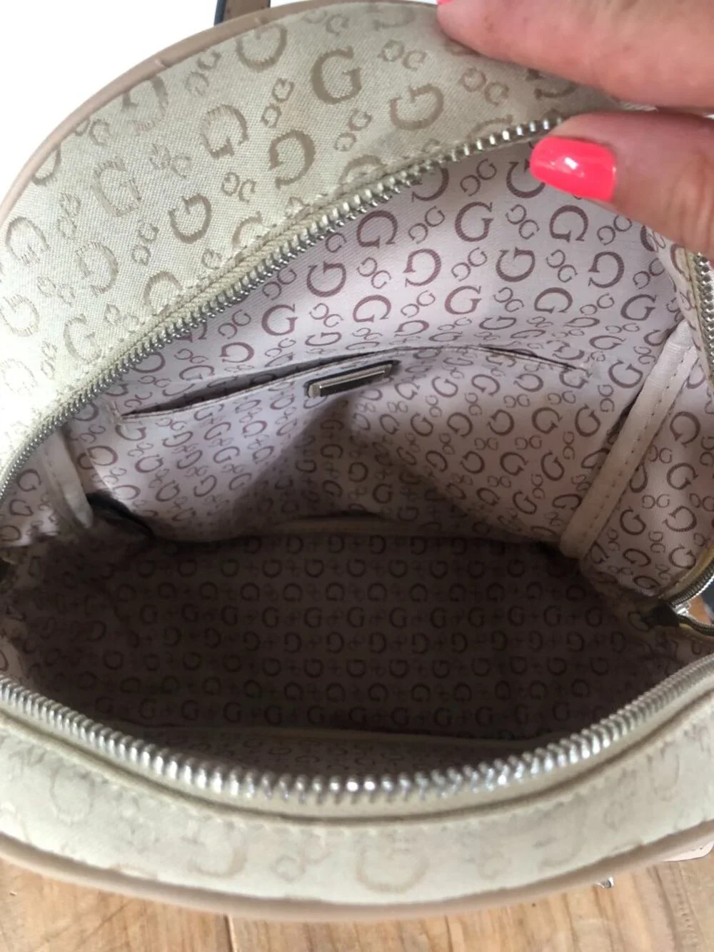 GUESS Cream Backpack